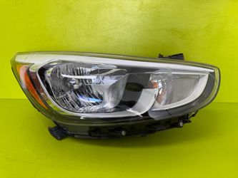 2015 2016 2017 Hyundai Accent Right Passenger Halogen Headlight AFTERMARKET TYC