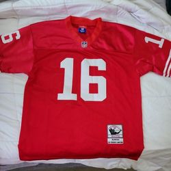 Super Bowl- San Francisco 49ers Throwback Joe Montana Jersey 