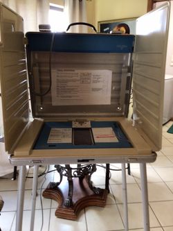 CES Votomatic Voting Machine . 2000 Election . Broward County, Florida