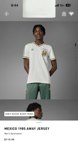 Adidas Mexico 1985 Away Retro Jersey Kit - Men's Size Large