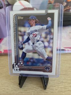 Dodgers  Justin  Wrobleski Rookie  Card