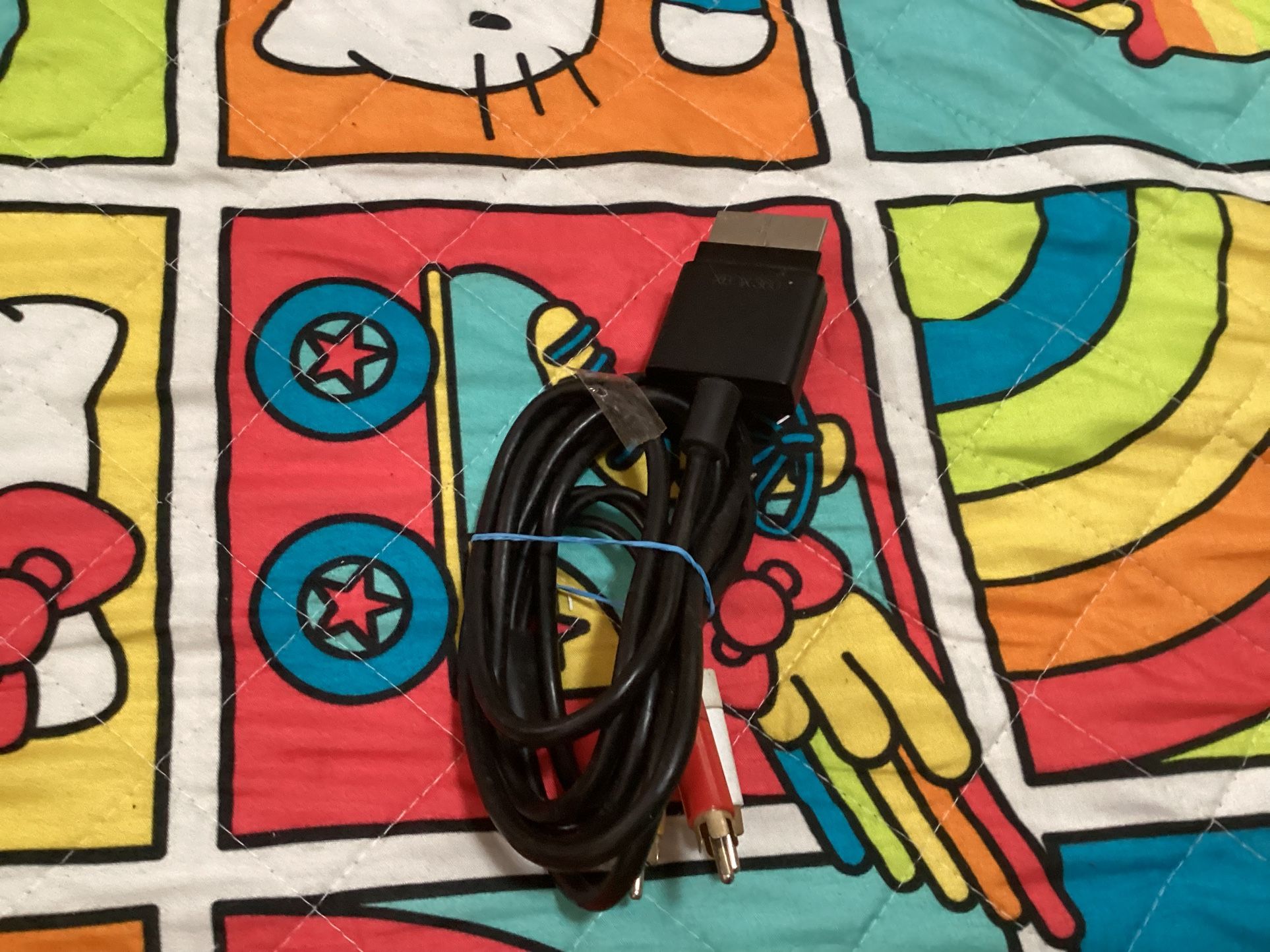Xbox 360 Black Av Cable