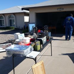 Wall Hangings, Gas Grill, Kitchen Items,  Flower Pots, 