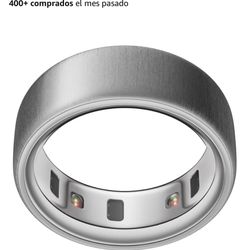 Oura Ring 4, size 10, Brushed Silver