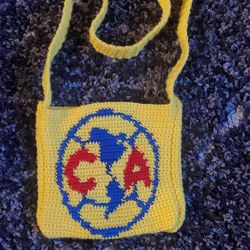 🎅🎄🎁Club America Crochet Purse🎄☃️🎁
