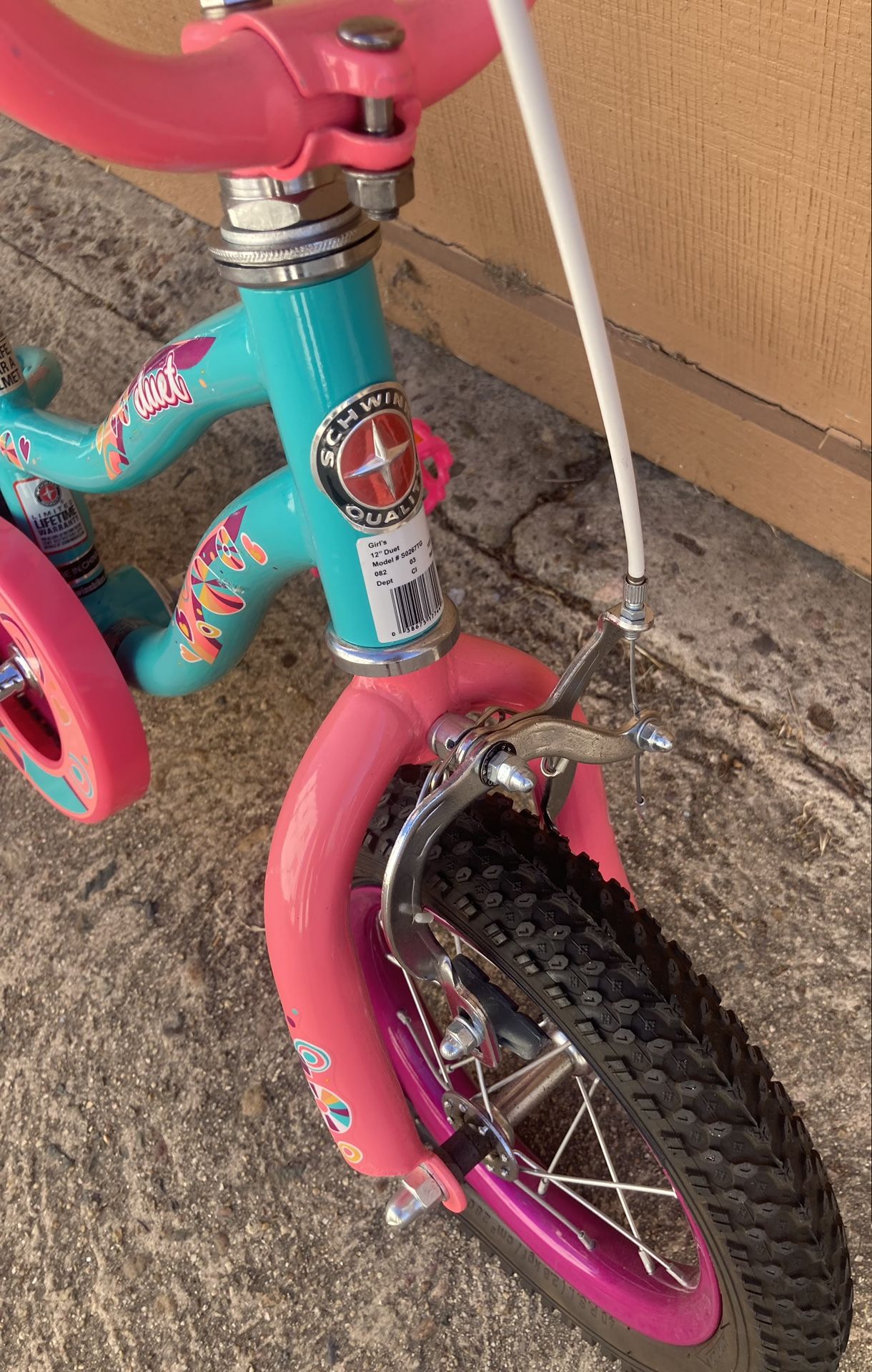 Schwinn duet 12 inch bike best sale