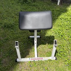 Body Solid Powerline Preacher Curl Bench