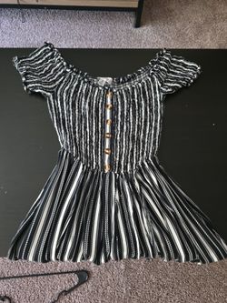 S stripe dress