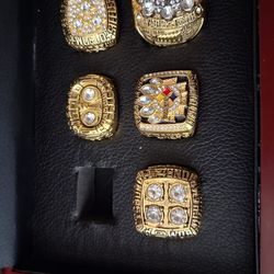 Pittsburgh Steelers Replica Superbowl Rings Size 10 . 2,3,4,5,6