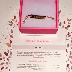 Little Girl Bracelet Engraved (Sofia) 