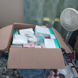 Box Of Colostomy Supplies 