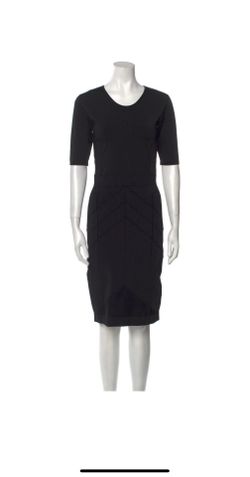 Designer NARCISO RODRIGUEZ Stunning Black Sheath Dress (LIKE NEW)