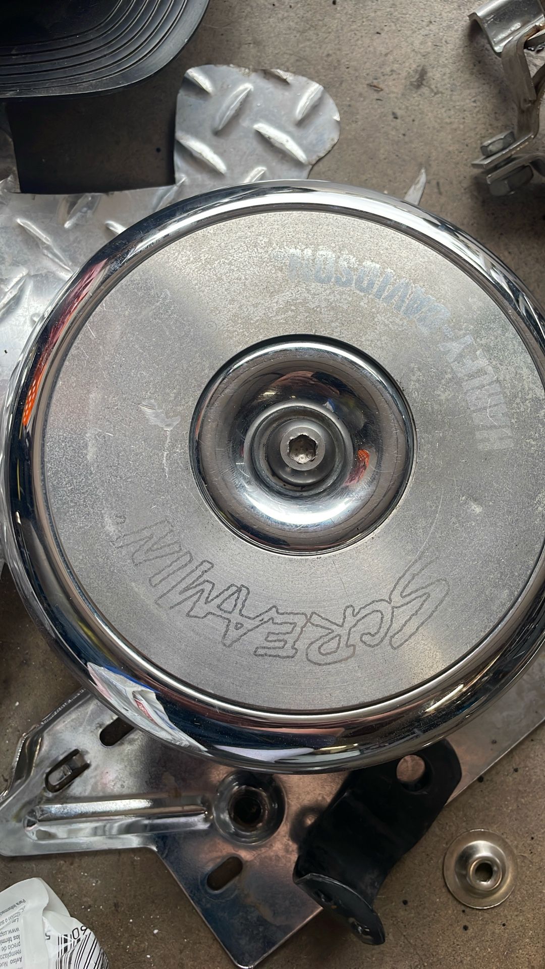 Harley Air Filter And Air Filter Cover Used