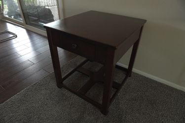 Wood Side Table