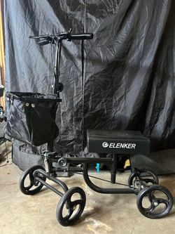 Steerable Knee Walker Scooter Crutch Alternative