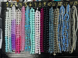 Multi Strand Glass Beads