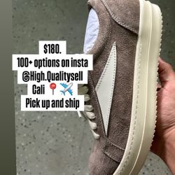 Rick Owen’s Brown Shoes Vans 