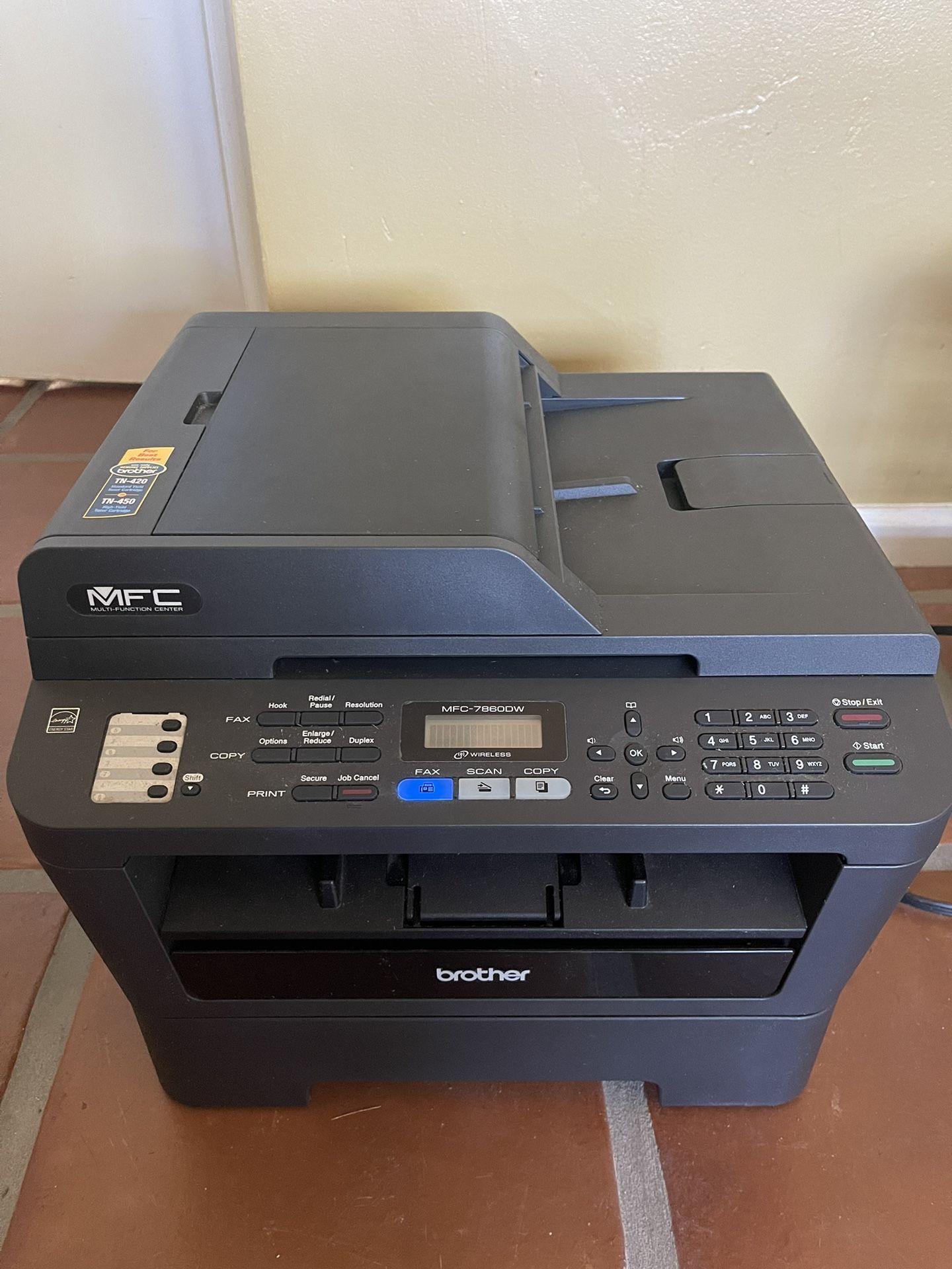 Brother Printer/fax/scan/copy