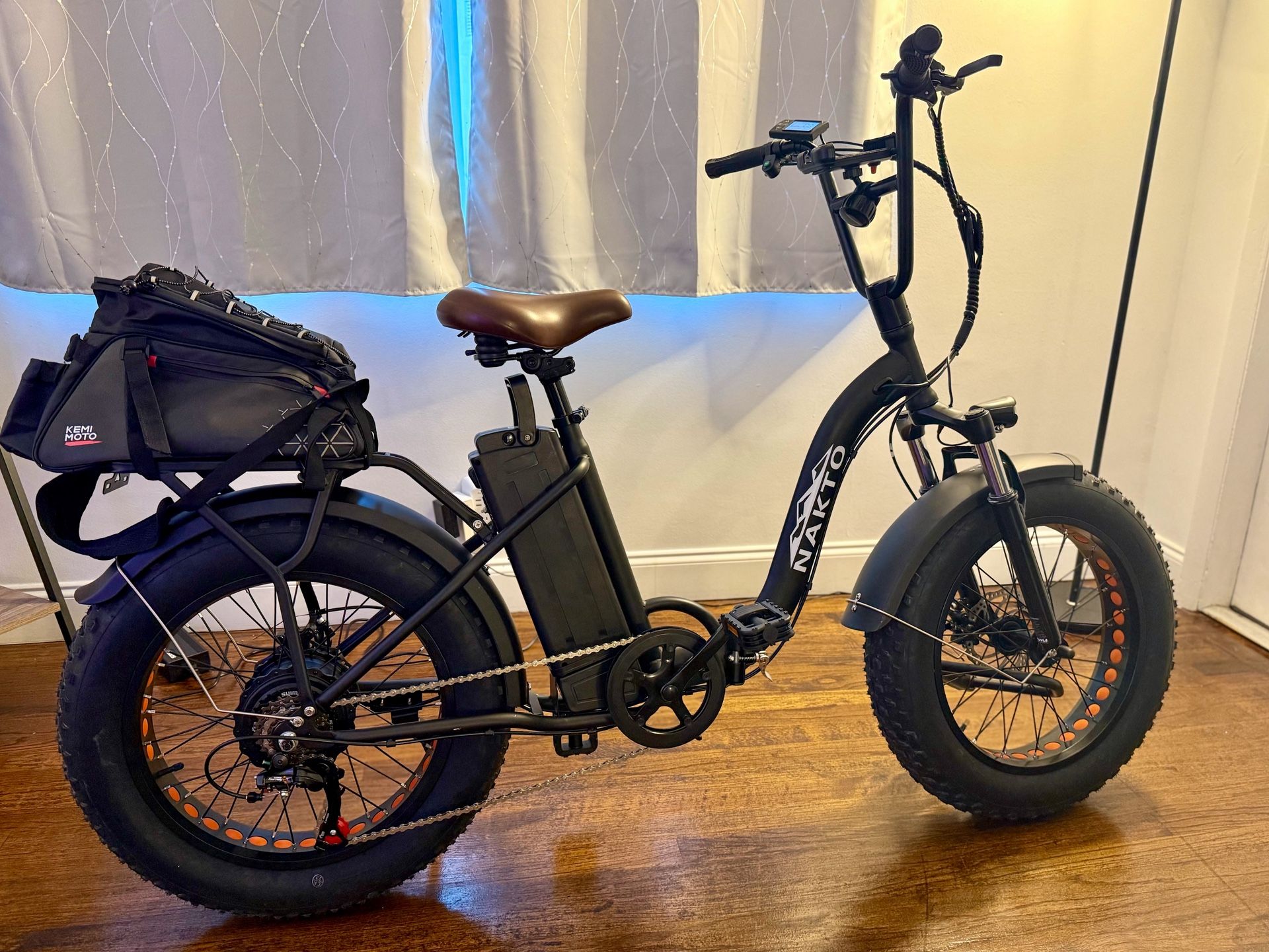 🔥 Nakto Folding OX E-Bike – Fully Loaded, Only 4 Miles