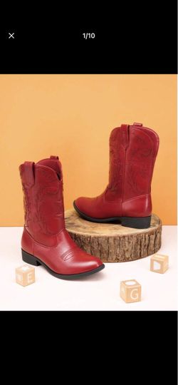 Charles Albert Cowboy Boots for Women Mid-Calf Western Cowgirl Boots