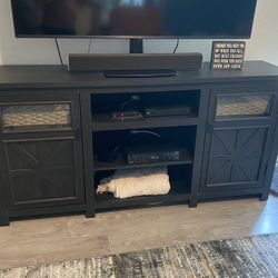 Black TV Stand 