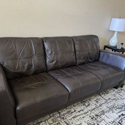 3 Seater Sofa - Leather 