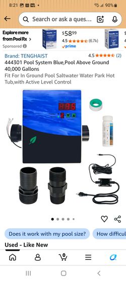 TENGHAIST Pool Salt Water System 40,000 Gallons