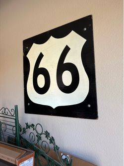 Large  Route 66  highway sign