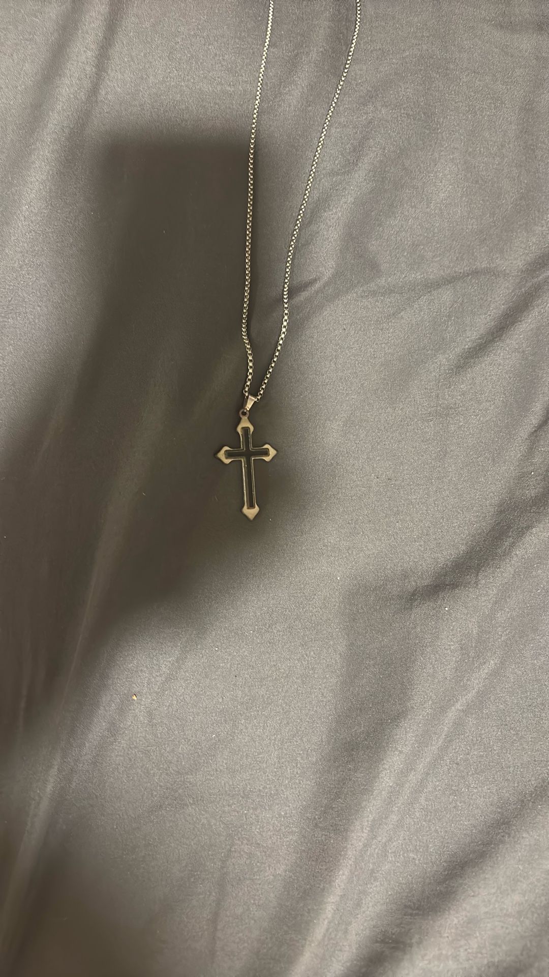 Silver Cross Neckless
