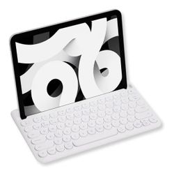 Macally Bluetooth Keyboard for Tablet | Wireless Keyboard for iPad mini/Air/Mini, iPhone =J13-144