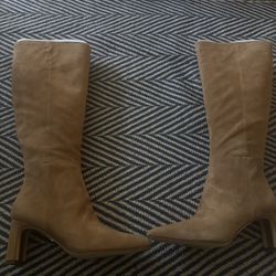 Sylvia Wide Calf Boot in Cyprus TanSam Edelman Size 6