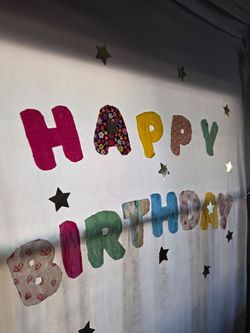 Happy Birthday banner