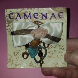 Rare Find! Vintage 90's Camenae Copper Pin Brooch!