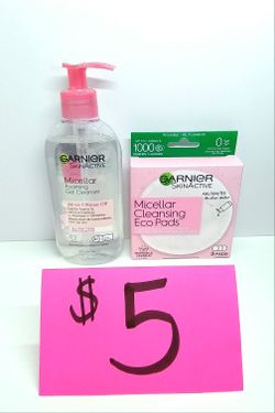Garnier SkinActive Gel Cleanser & Cleansing Eco Pads