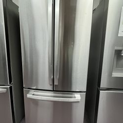 Refrigerator, 30’ Wide Fridge French Door Stainless Steel 