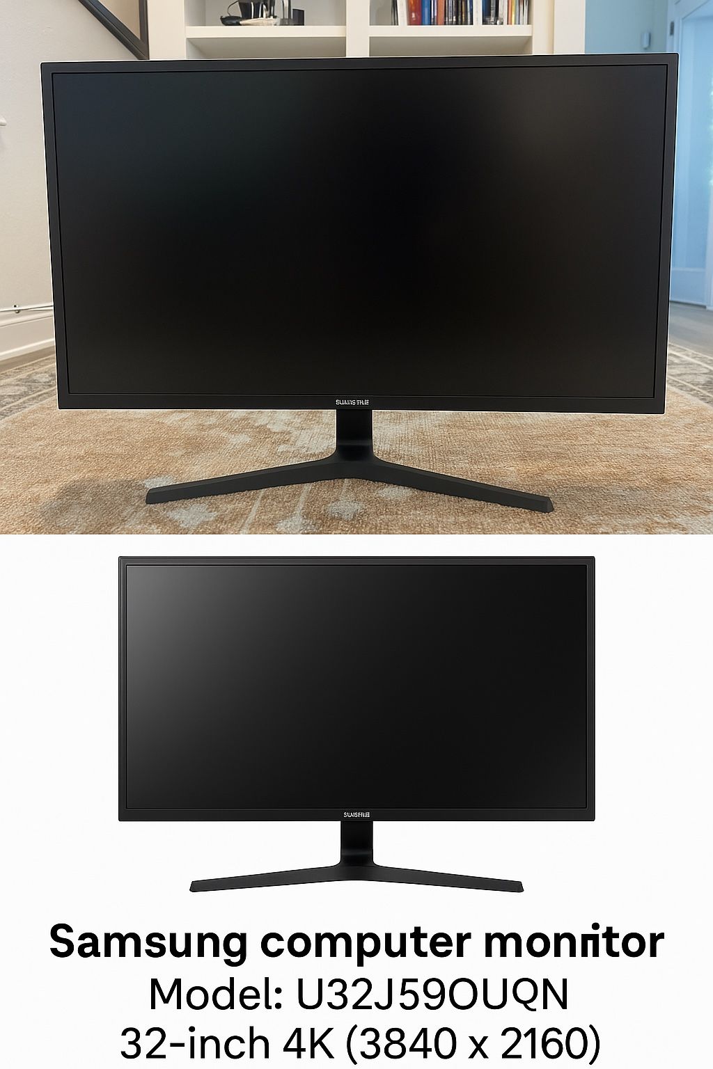 Samsung 32” 4K UHD Monitor – U32J590UQN Excellent Condition | Works Perfectly