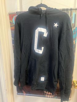 Converse Remastered Essentials Men's Black Fleece Logo Pullover Hoodie M