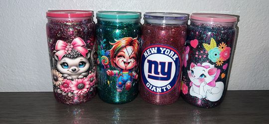 16oz Glass Or Plastic Cups 