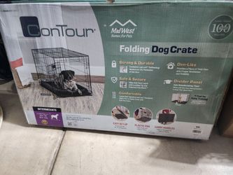 Brand New In Sealed Box Midwest Folding Single Door Dog Crate Kennel 36.74"L x 22.92"W x 24.57"H