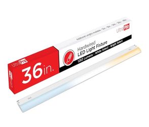UltraPro 36 inch Hardwired Under Cabinet Lights, 3 Color Settings - 2700K/4000K/5000K - Warm White, Cool 