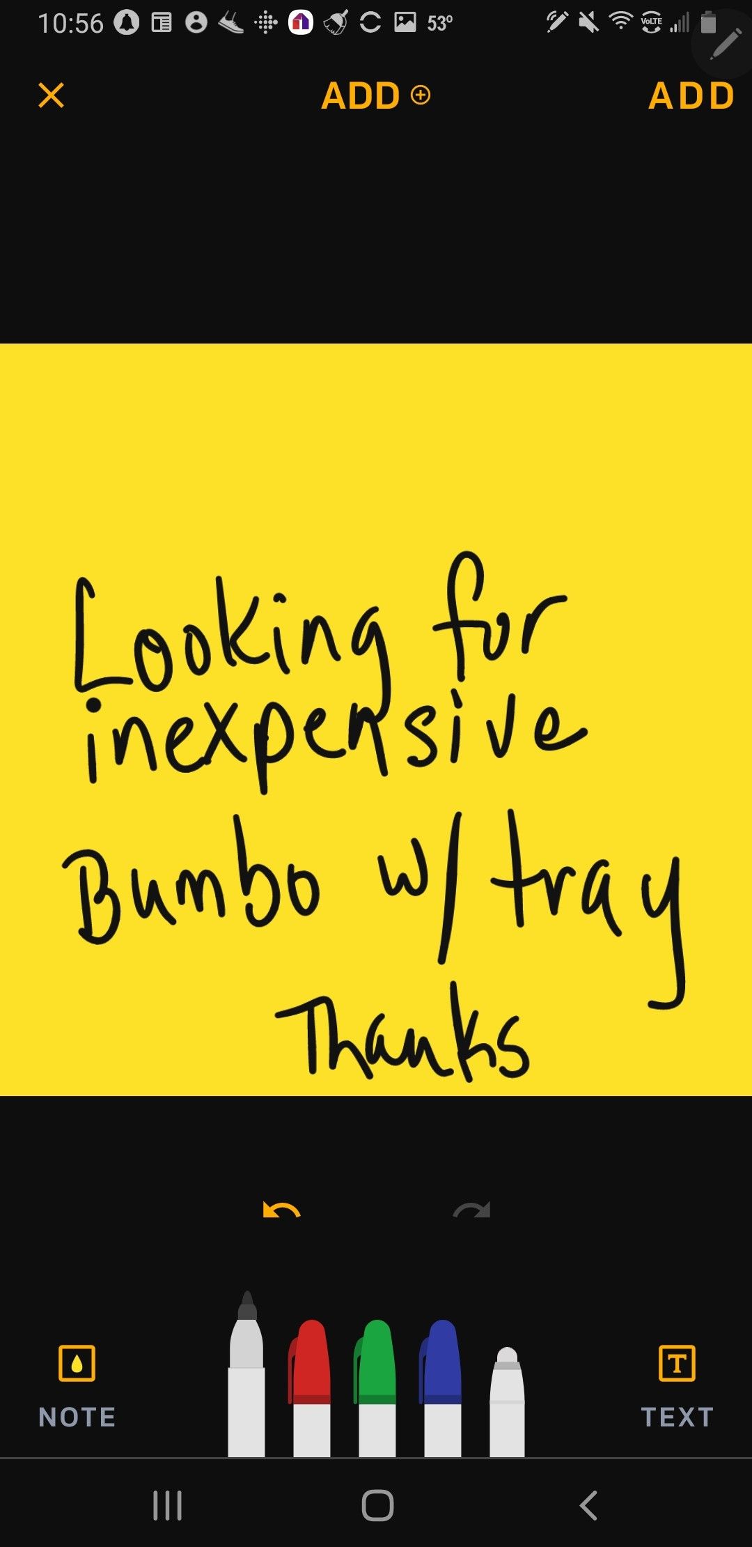 Bumbo with tray