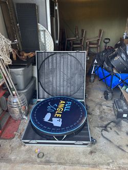 360 Photo Booth Platform with Rolling Case - Incomplete, Untested