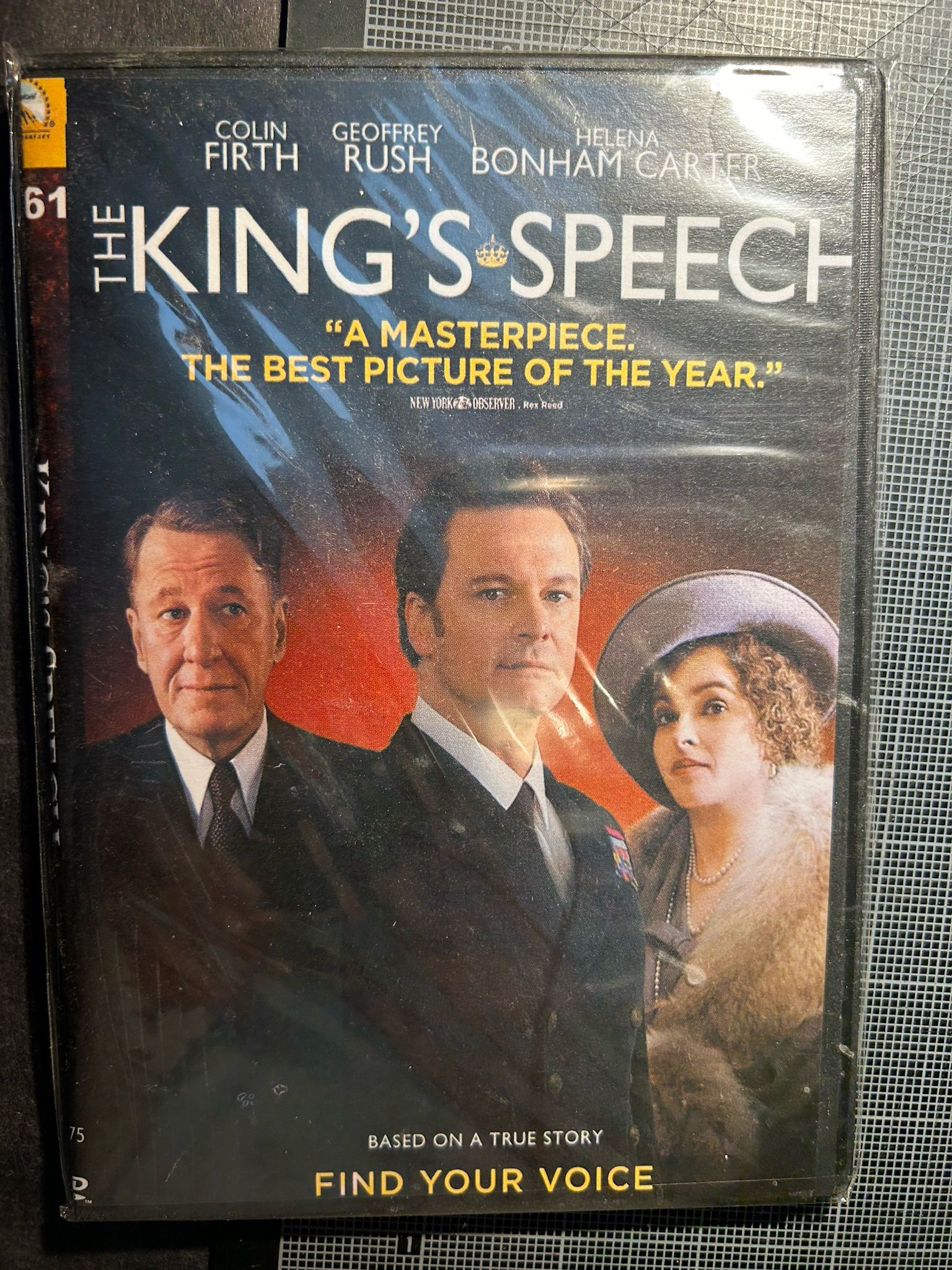 The Kings Speech DVD Sealed