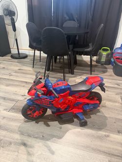 Spider-Man Kids Electric Ride-On Motorcycle