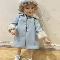 Shirley Temple Sunday Best Porcelain Doll 