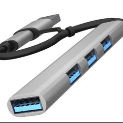 BENICO USB C Hub Multiport Adapter, 4-in-1 USB C Hub, 4K HDMI, 4 USB 3.0 Data Ports, for Notebook PC