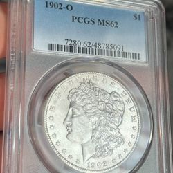 1902-O Morgan Silver Dollar