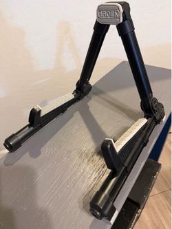 Aroma Guitar Stand with Greek Key Rubber Grip - Folding Instrument Stand