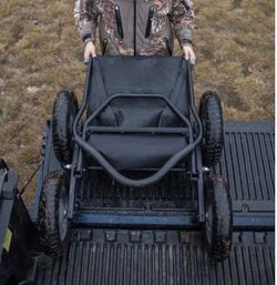 Hawk Crawler Folding Cart, Hunting Fishing Cart w/500lb Capacity,