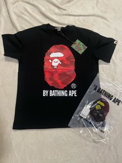 Red Camo Bape Tee Shirt